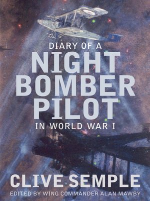 cover image of Diary of a Night Bomber Pilot in World War I